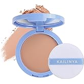 Face Powder Waterproof Sets Makeup, Controls Shine, Smooth Fine Lines for Flawless Lightweight Finish, Long Lasting Matte Compact Setting Powder Cosmetics Cruelty-free (Calassic Ivory)