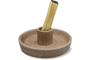 DOREPHINE Palo Santo Holder, Palo Santo Sticks Holder, Palo Santo Burner, Ceramic Palo Santo Holder (Sandstone)