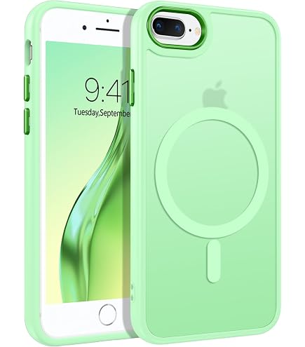 Amazon.com: Tigowos Translucent Magnetic Phone Case for iPhone 8