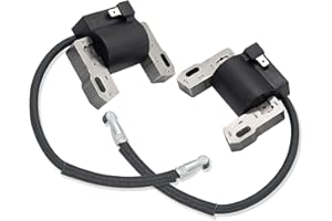 RYTIME 843931 799651 Ignition Coil Solid State Module Compatible with Briggs & Stratton 592846 691060 499447 440445 Intek V-Twin 18-22HP Engine replace for John Deere mower 4045A7 405777 (2)