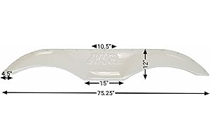 DERPHEA Liphontcta 2014-2016 Crossroads Zinger/Cruiser Fender Skirt (White)