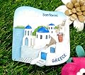 Santorini Greece 3d Magnet Fridge Souvenir Ceramic Resin Gifts Home Decor