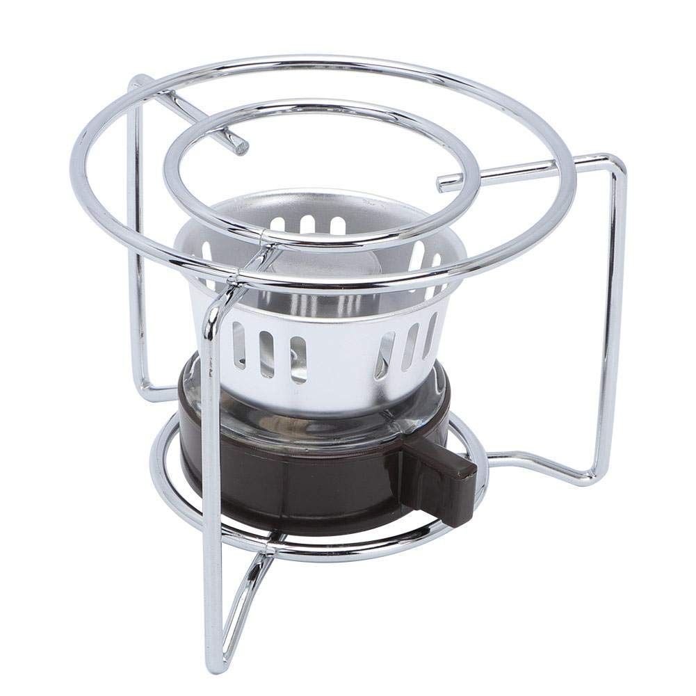 Mxtech Portable Alcohol Stove, Camping Stove, Stainless Steel Outdoor for Fishing Hiking Backpacking