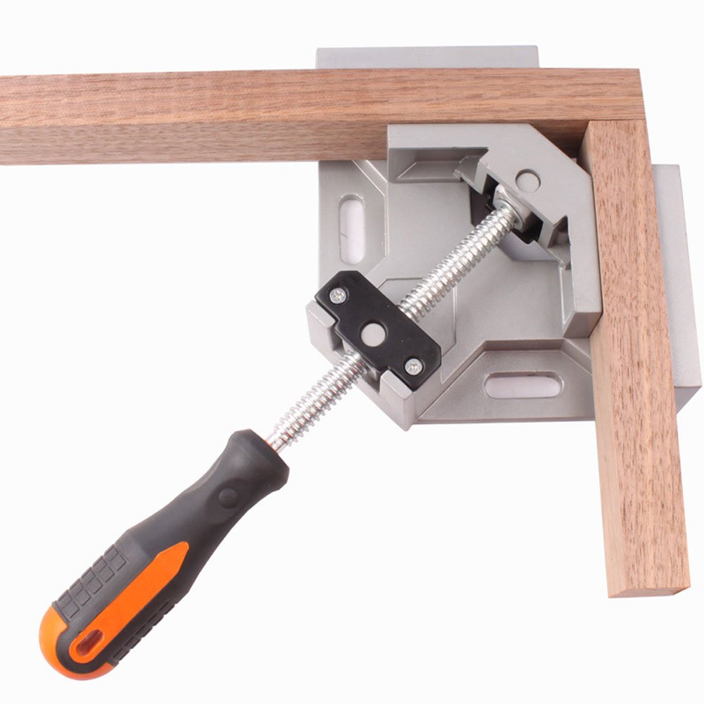90°Right Angle Clamp Adjustable Wood Metal Vice Corner Miter Vise Tool