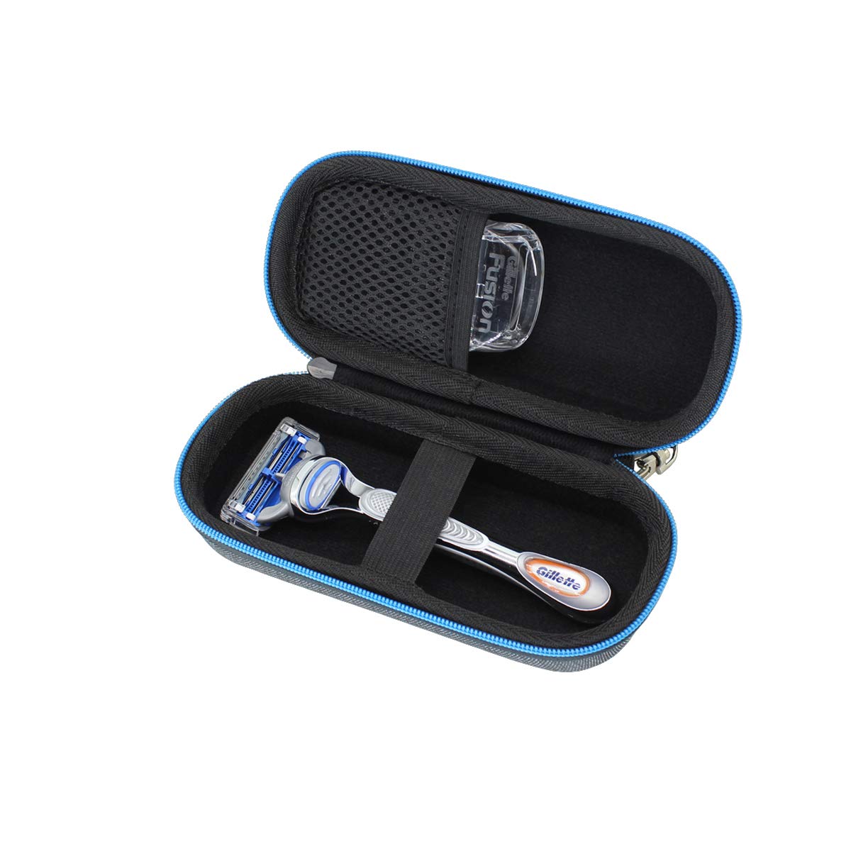 ESCOCO Hard Travel Case Bag for SkinGuard Sensitive Razor for Men