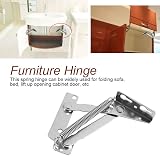 Supertool 1 Pair Lift Up Spring Hinge Stainless Steel 80° Left Right view 2