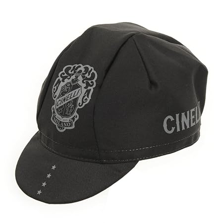Cinelli Cap Vintage Fahrrad Rider Mützen Kappen Fixie Retro Rennrad Fahrer, RiderCaps, Stil Crest