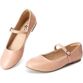 Trary Mary Jane Ballet Flats, Black Flats for Women, Ankle Strap Dressy Comfortable Flats
