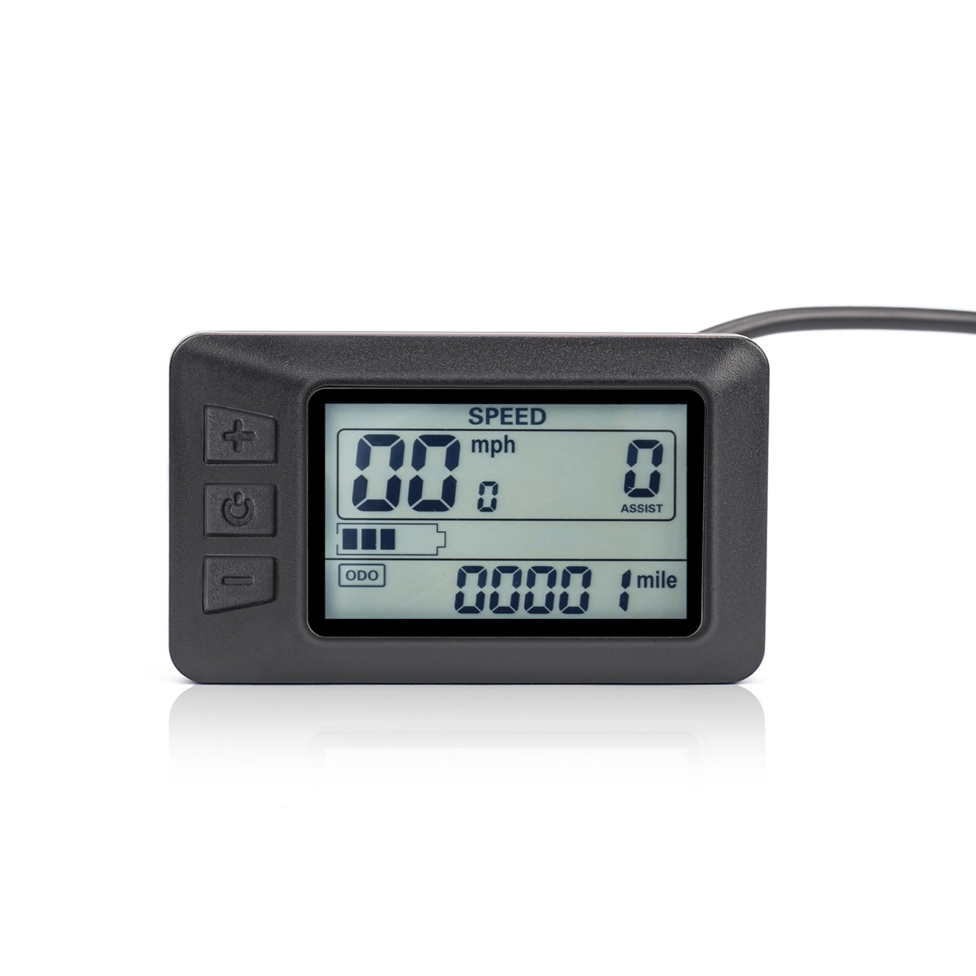 Photo 1 of MACFOX Electric Bike LCD Display Meter Panel Bike Computer Bicycle Speedometer Electric Display 36V 48V LCD GD01 Display 5 Pin Plug for 22.2mm