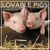 2018 Lovable Pigs Wall Calendar (Landmark) by 