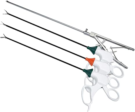 Amazon Co Jp 腹腔鏡持針器 鉗子 はさみ 穴スロット把持鉗子医学生実習装置補助ツール 腹腔鏡手術 シミュレーショントレーニングの組み合わせ 裁縫の練習に適しています ホーム キッチン