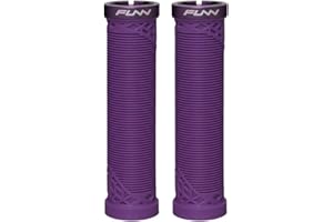 Funn Hilt Mountain Bike Handlebar Grips with Single Lock On Clamp, Lightweight and Ergonomic Bicycle Handlebar Grips with 22 mm Inner Diameter, Unique Patterned Bicycle Grips for MTB/BMX