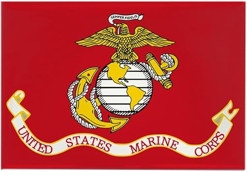 Bandera de la Infantería de Marina de CafePress – imanes imán de