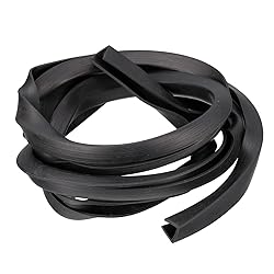 uxcell U Channel Edge Trim, 4.9ft Length Rubber
