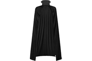 Mainfini Mens Vampire Cape Adult Stand Collar Cloak Carnival Costume (M-XL)