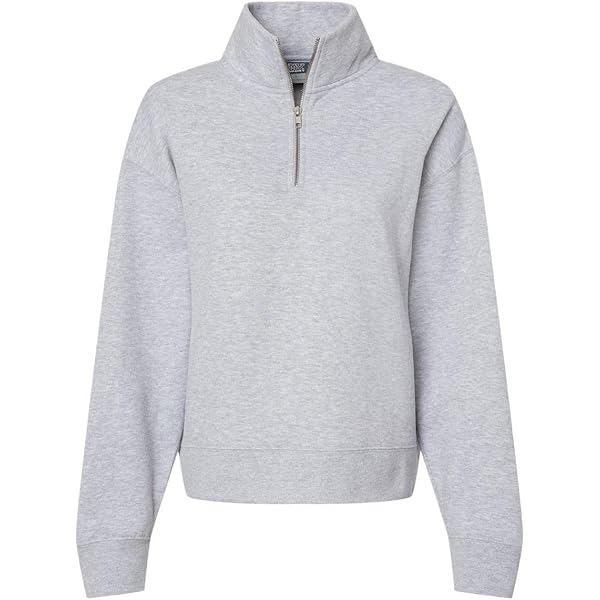 MV Sport - Women's Sueded Fleece Quarter-Zip Sweatshirt - W22713