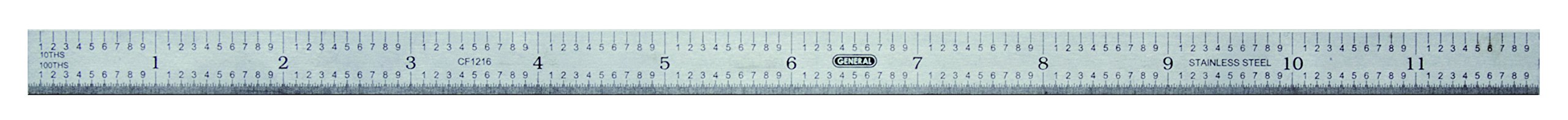 General Tools 12-Inch Flex Stainless Steel Rule (1216)