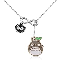 Collana Con Ciondolo Stella Guardiana Anime - Gioiello Donna In Lega E Cristallo Colorato - Regalo Fan