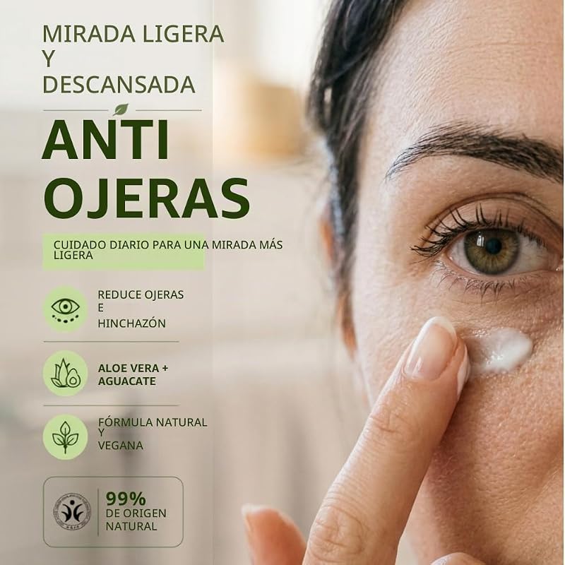 CREME ANTI-INCHAÇO PARA TODOS OS TIPOS DE PELE "ABACATE & ALOE" DA LOJA BIOLÓGICA, 30 ML — foto 2 de 5