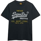 Superdry Men's Vintage Logo Heritage Relaxed T-Shirt, Eclipse Navy