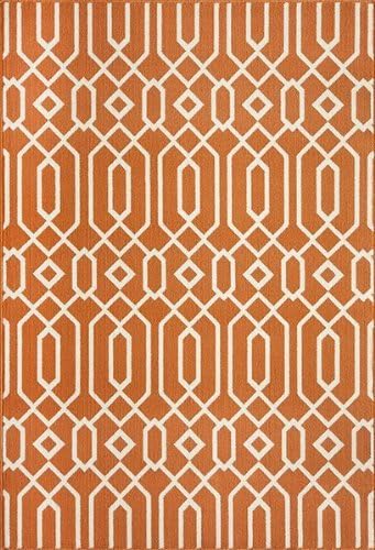 Momeni Rug EGYPTIAN MACHINE MADE BAJ-3 ORANGE 1'-8" X 3'-7" - Area Rugs