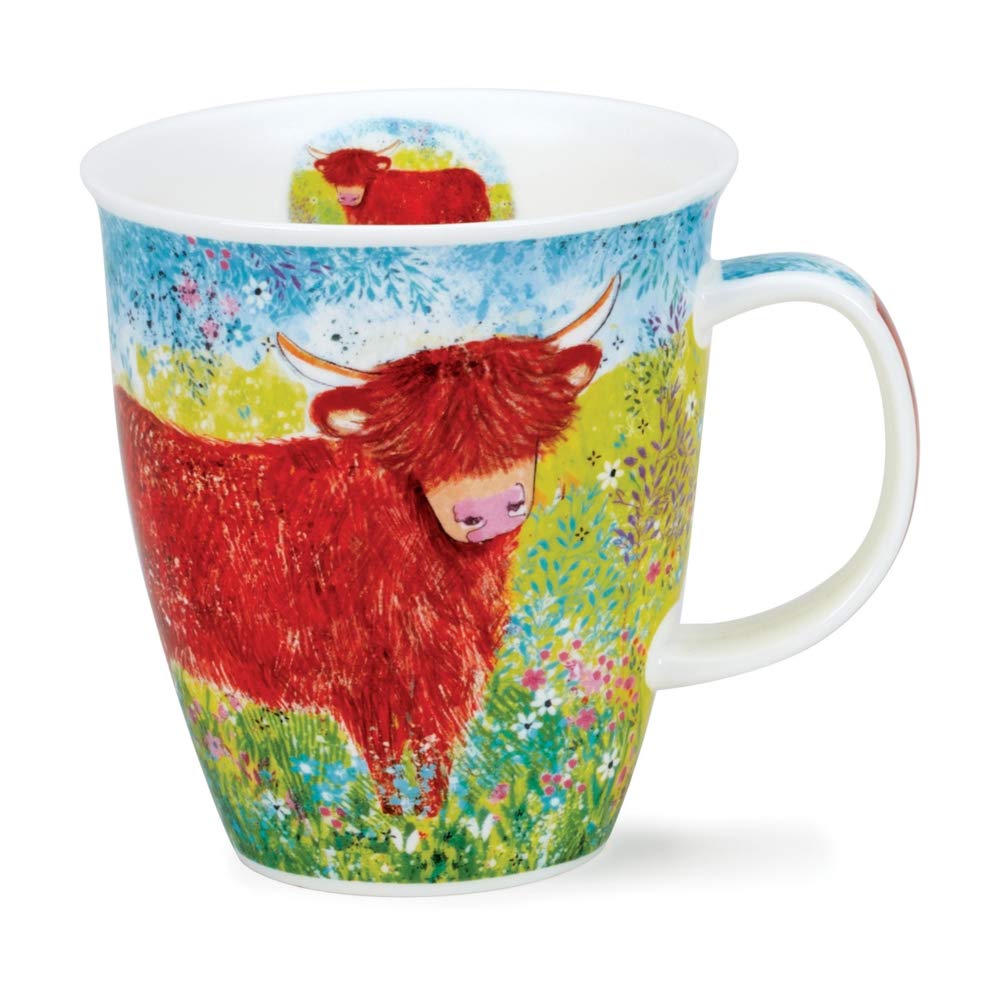 NE-HAMI-XX Hamish Highland Cow Bone China Mug - Nevis Shape 0.48l
