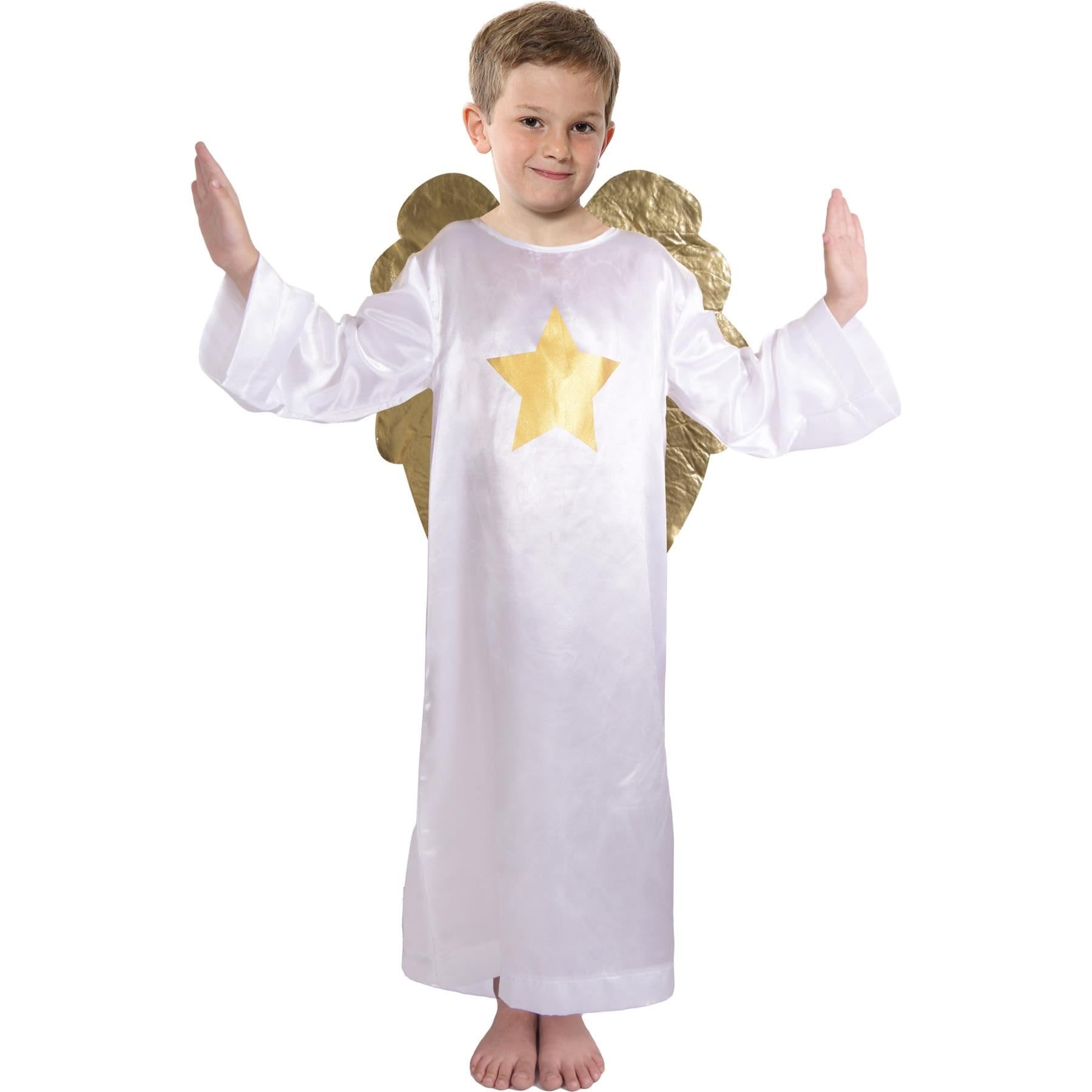 A2Z 4 Kids Boys Nativity Angel Costume Christmas Outfit - Boy Angel Costume 6-8 White