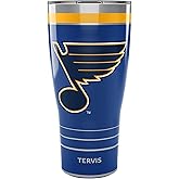 Tervis Traveler NHL - MVP Triple Insulated Tumbler Travel Cup Keeps Drinks Cold & Hot, 30OZ, Stainless Steel
