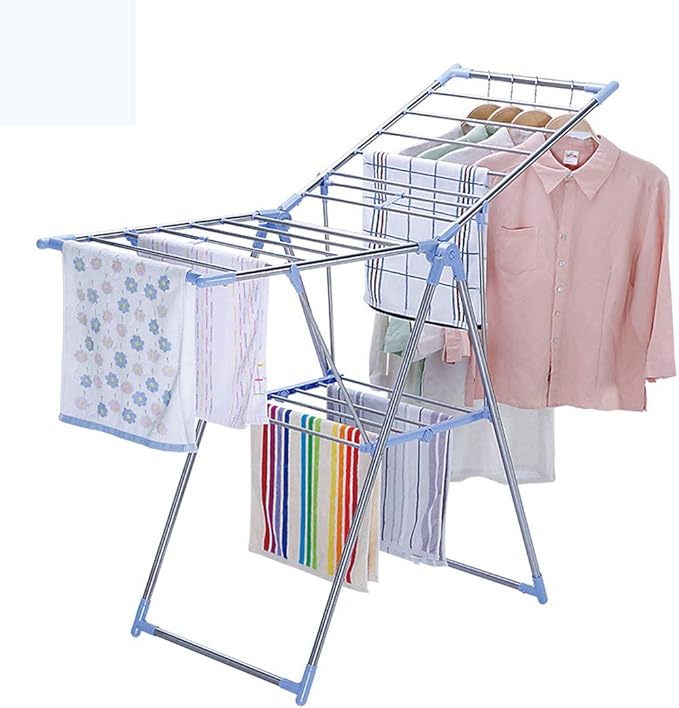 XMZFQ Ropa Airer Plegable Estante de Secado de lavandería de Acero