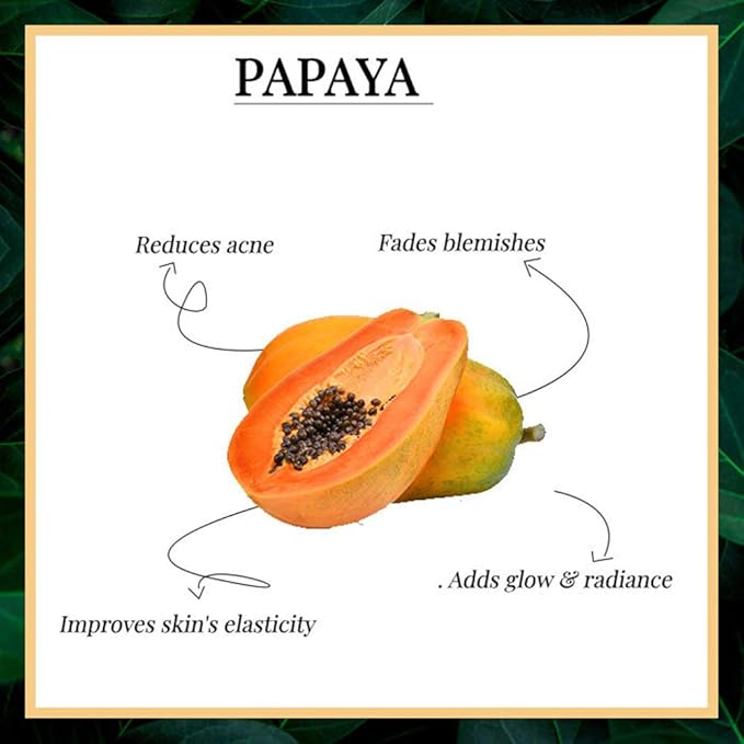 good vibes papaya foaming face wash