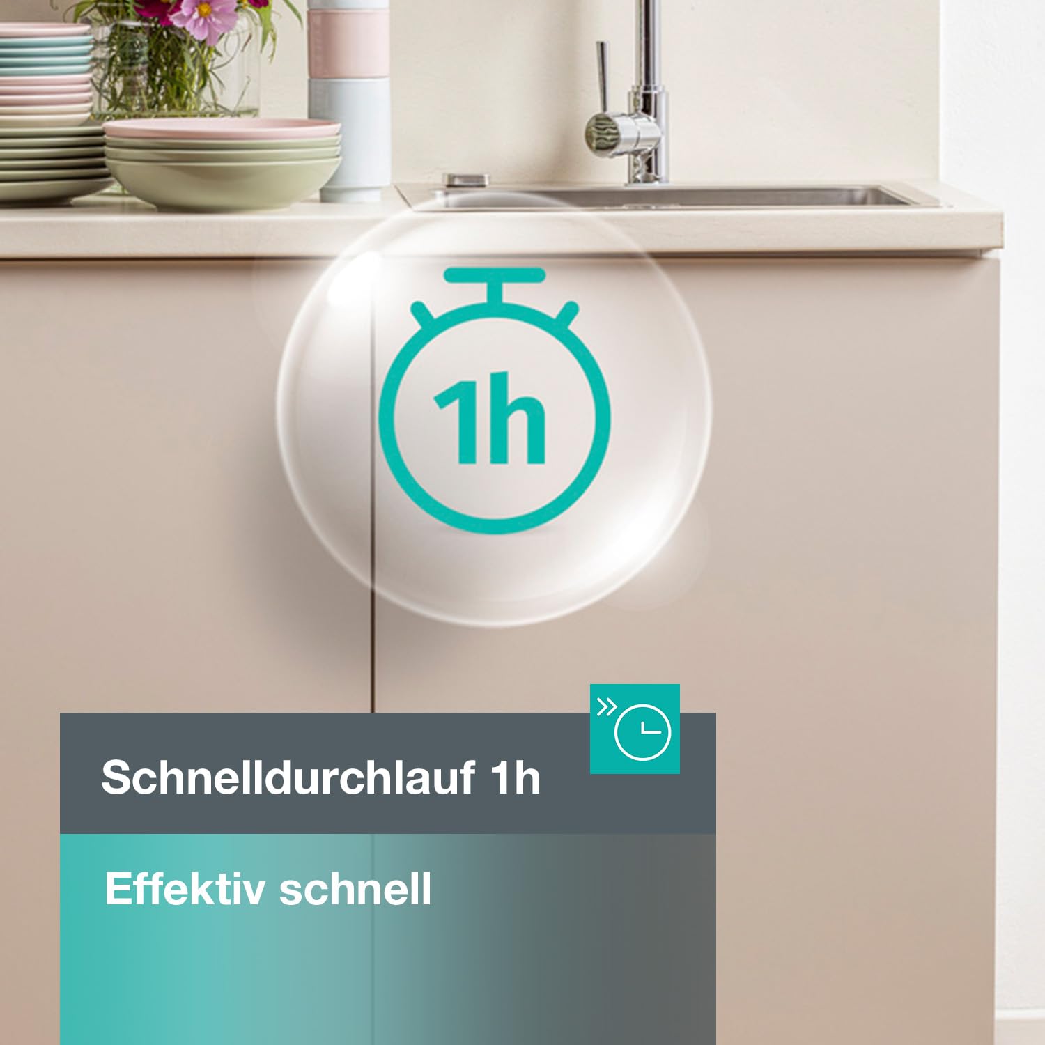 Gorenje GV561C10 Vollintegrierbar Geschirrspüler/45 cm/5 Programme/10 Maßgedecke/15 Min Schnellwaschgang/MultiClack/Warmwasseranschluss/Dritter Sprüharm/TotalDry/Einbaumaße (BxHxT): 44,8 ×81,5× 55cm 7