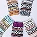 5 Pairs Womens Cold Weather Soft Warm Thick Knit Crew Casual Winter Wool Socks,Multicolor 01,One Size