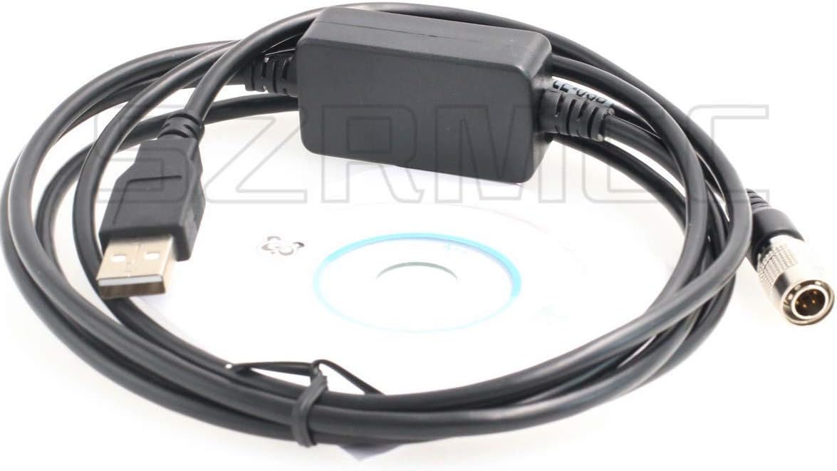 SZRMCC Hirose 6 Pin Male to USB Data Download Cable for Trimble GPS S6 S8 M3 Total Station…, Red - Image 3