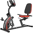 VANSWE Recumbent Exercise Bike for Adults Seniors - Recumbent Bikes for Home with Magnetic Resistance, Bluetooth and App Connectivity, Pulse Sensor