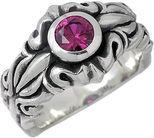 Amazon Dicky Grandmaster ディッキー グランドマスター ケルビム If シルバー リング 7 13号 ルビーレッド ストーン 指輪 Sv Dgif 02 8 ジュエリー 通販