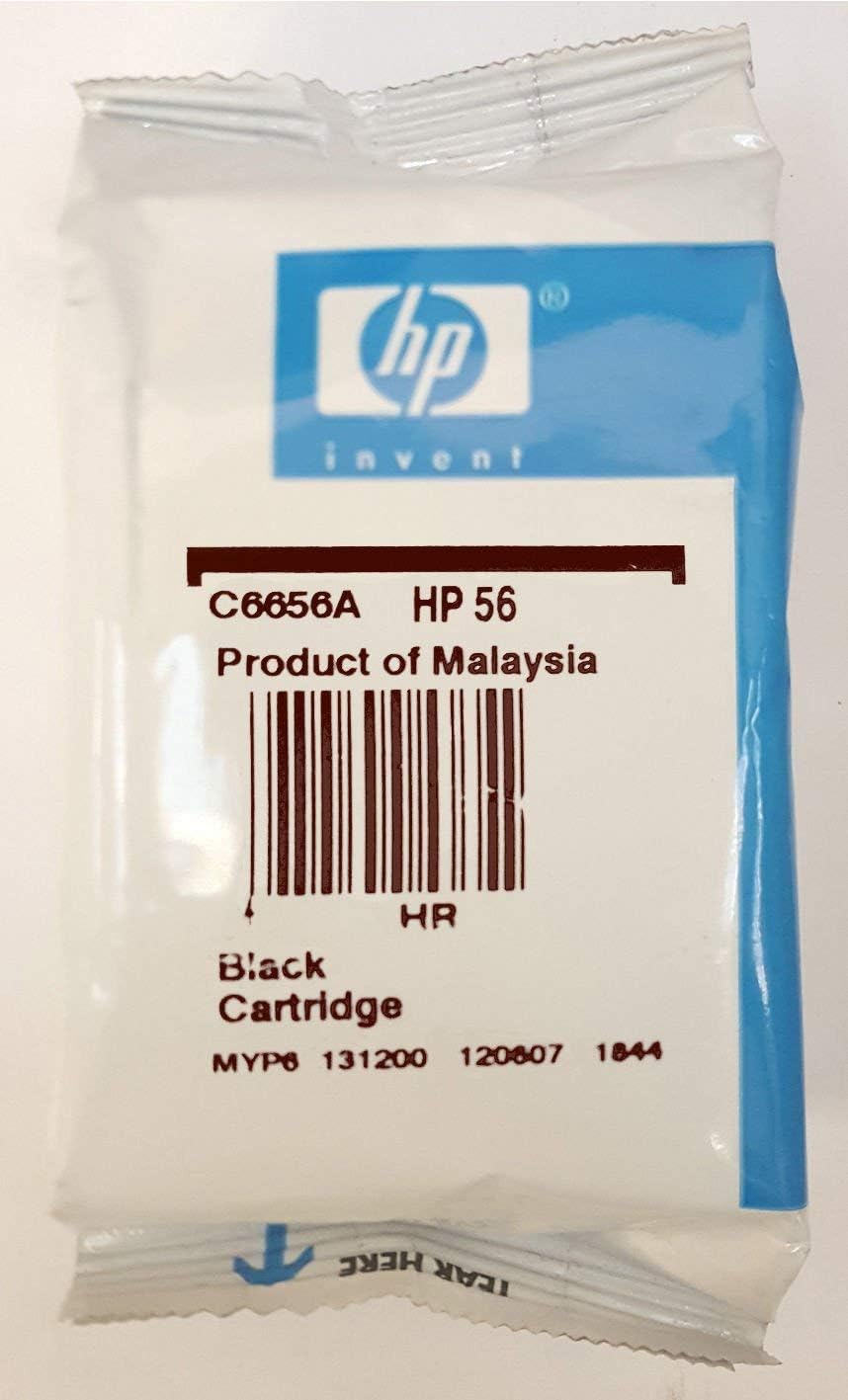 hp black print cartridge 56 c6656a