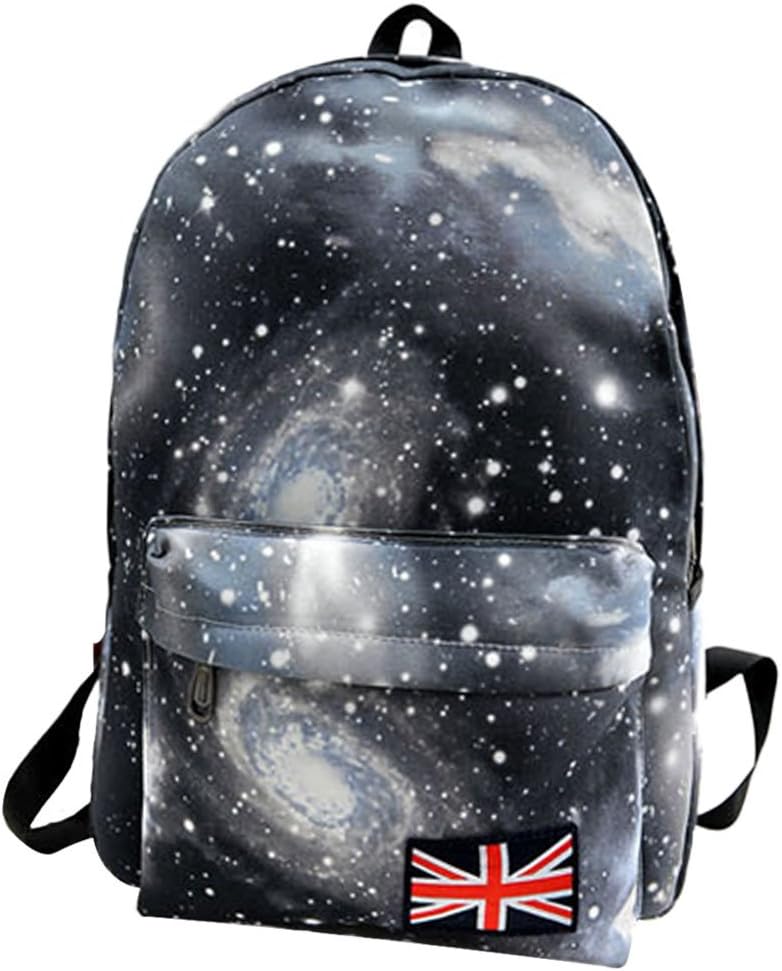 School Bag,Ba Zha 🎒 Boys Girls Galaxy Pattern Unisex Travel Backpack Canvas Leisure Bags School Bag Casual Packet Body Bags Small Cartoon Phone Bag Single Zipper Body Bag Simple Shoulder Bags