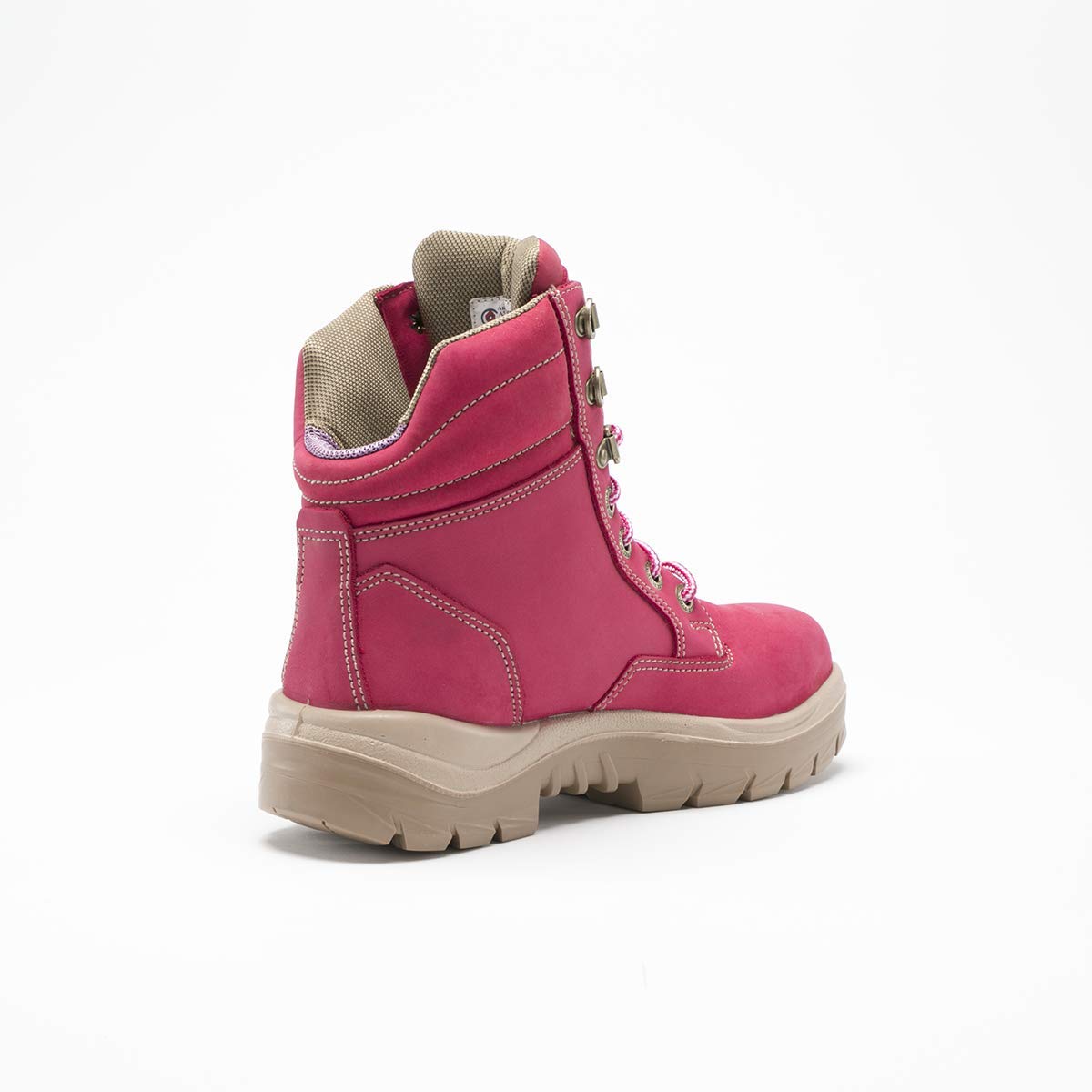 blue steel boots pink