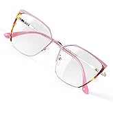 DOERAYMI Blue Blockers Glasses for Women, Bluelight Glasses with Cat Eye Frame for Style, Comfort, Eye Strain Relief