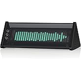[Upgraded] VFD Audio Spectrum Analyzer Bluetooth 5.0 Receiver 3.5mm AUX Selector (Black)