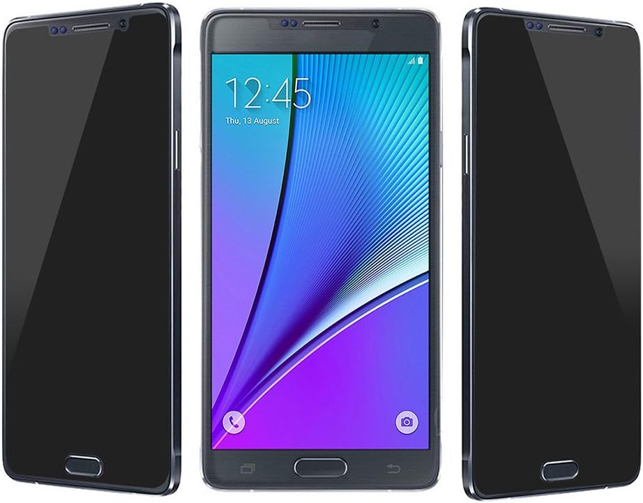 SUPTECH Note 5 Screen Protector 4 Way 360° Privacy Highest Quality Galaxy Note 5 Glass Screen protector [Scratch Free] 0.26mm Galaxy Note 5 Screen Protector (Privacy)