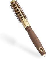 Olivia Garden Expert Blowout Shine Ceramic Round Brush 20 Gold Brown