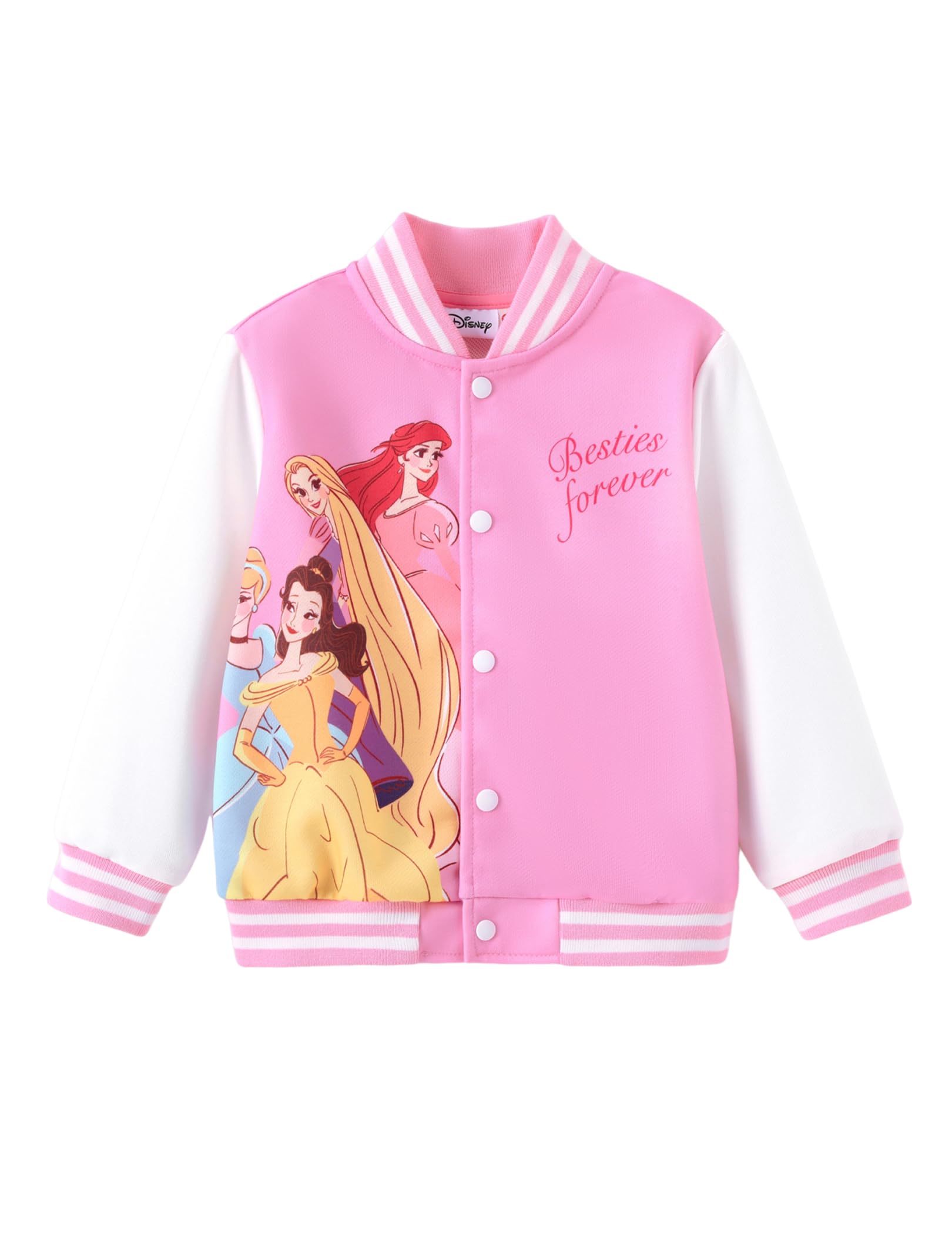 Disney Princess Toddler Girl Varsity Bomber