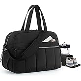 BAGSMART Gym Bag for Women, Duffle Bag for Travel with Wet Pocket, Lightweight Carry on Weekender Duffel, Water Resistant