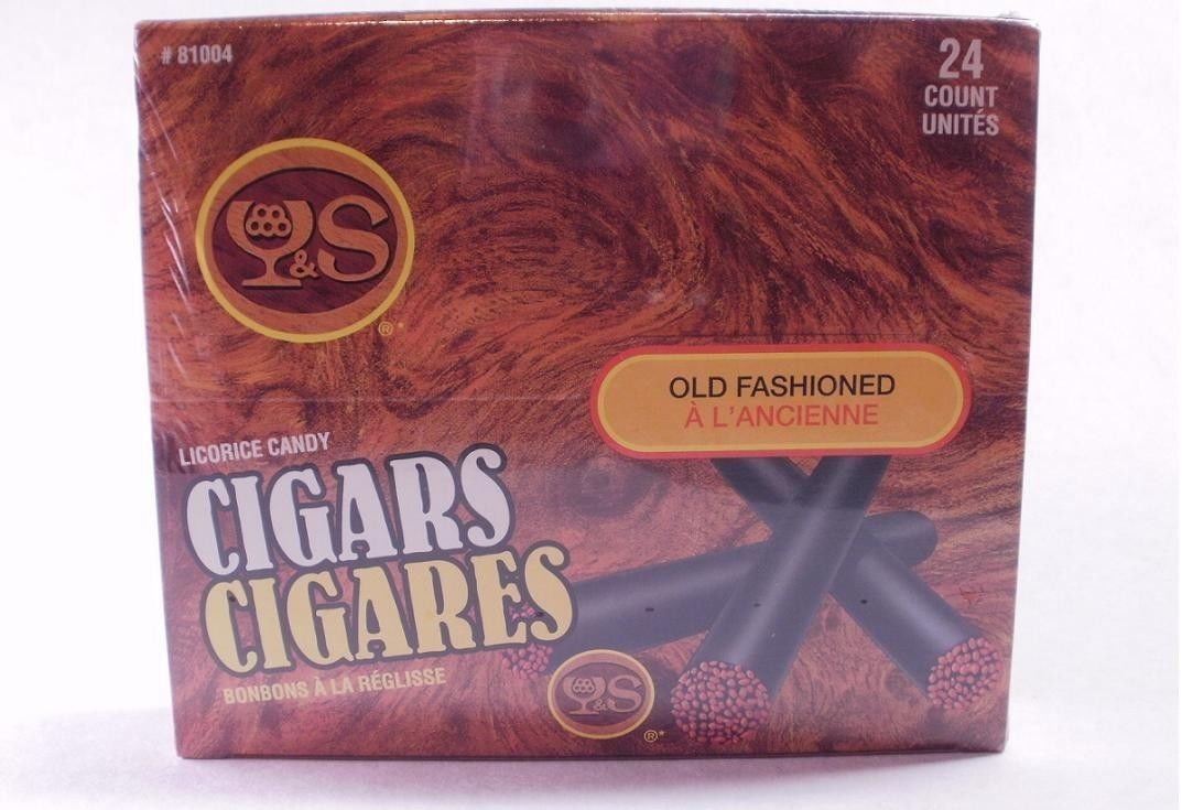 Wockenfuss Candies Black Licorice Pipes 1 Dozen