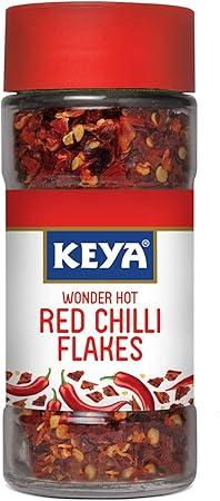 Keya Red Chilli Flakes, 40g