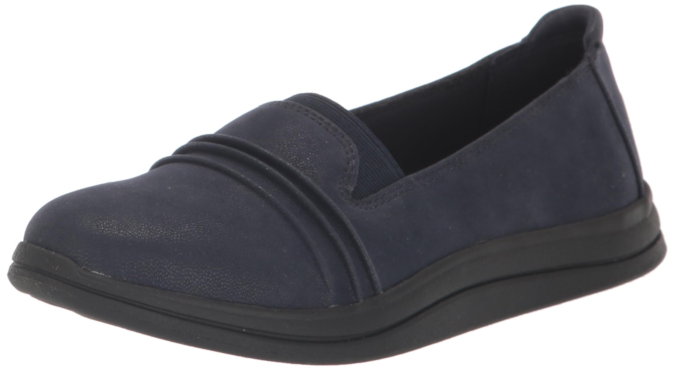 Clarks Women’s Breeze Sol Loafer, Navy, 5