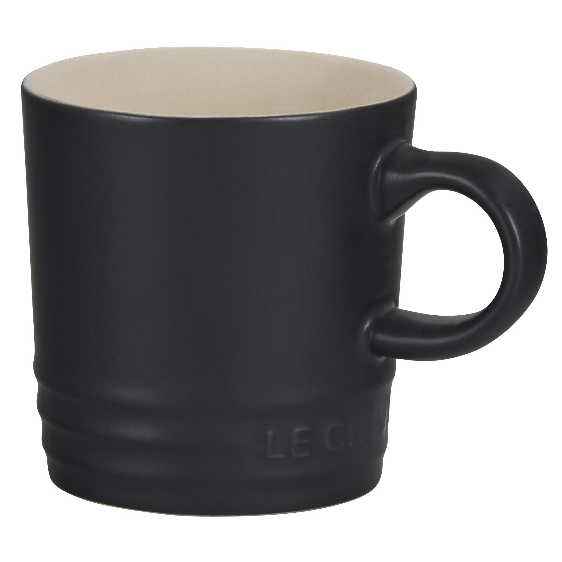 LE CREUSET Stoneware Espresso Mug, 100 ml, Matte Black, 70305100000099