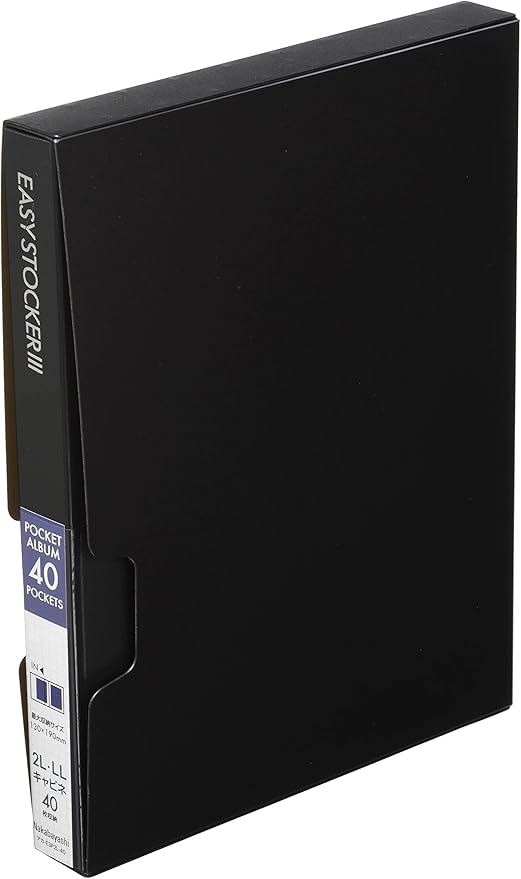 Amazon ナカバヤシ イージーストッカー3 2l 1段ポケット ブラック 文房具 オフィス用品 文房具 オフィス用品