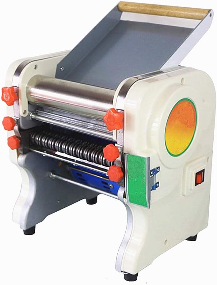 JIAWANSHUN Household Automatic Electric Pasta Press Maker Noodle Machine Pasta Machine Stainless Steel Electric Pressing Machine 220V / 110V(with a transformer) (2mm/6mm)